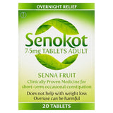 Senokot 7.5mg Tablets Adult Senna Laxative Constipation 20s GOODS Superdrug   