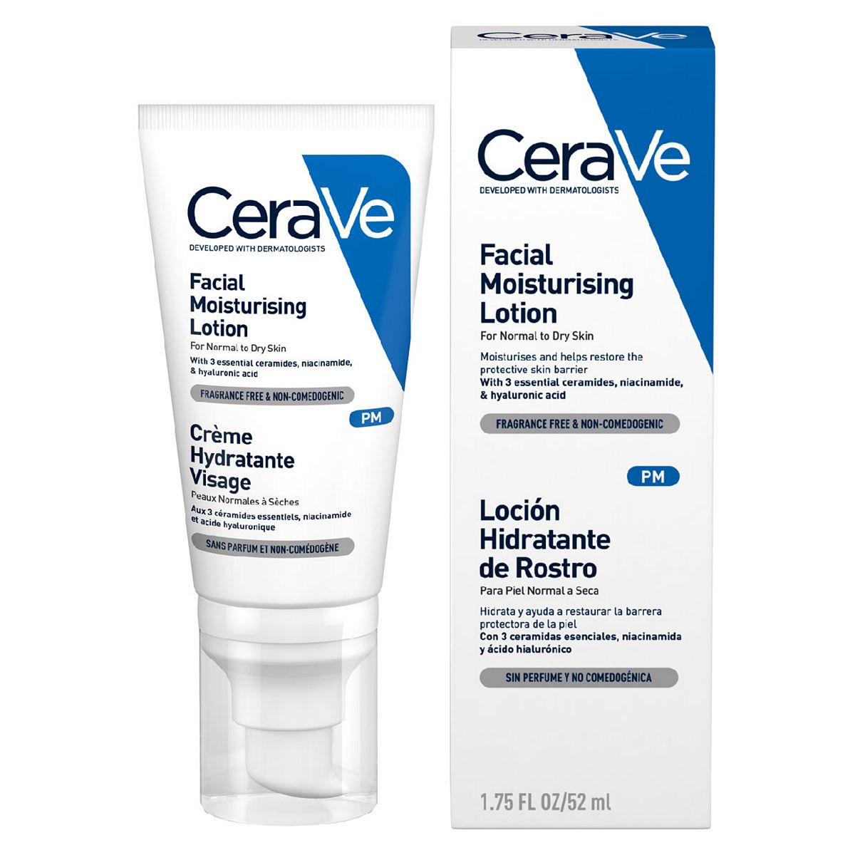 CeraVe PM Facial Moisturising Lotion 52ml GOODS Boots   