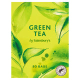 Sainsbury's Green Tea x80 Tea Bags 152g All tea Sainsburys   