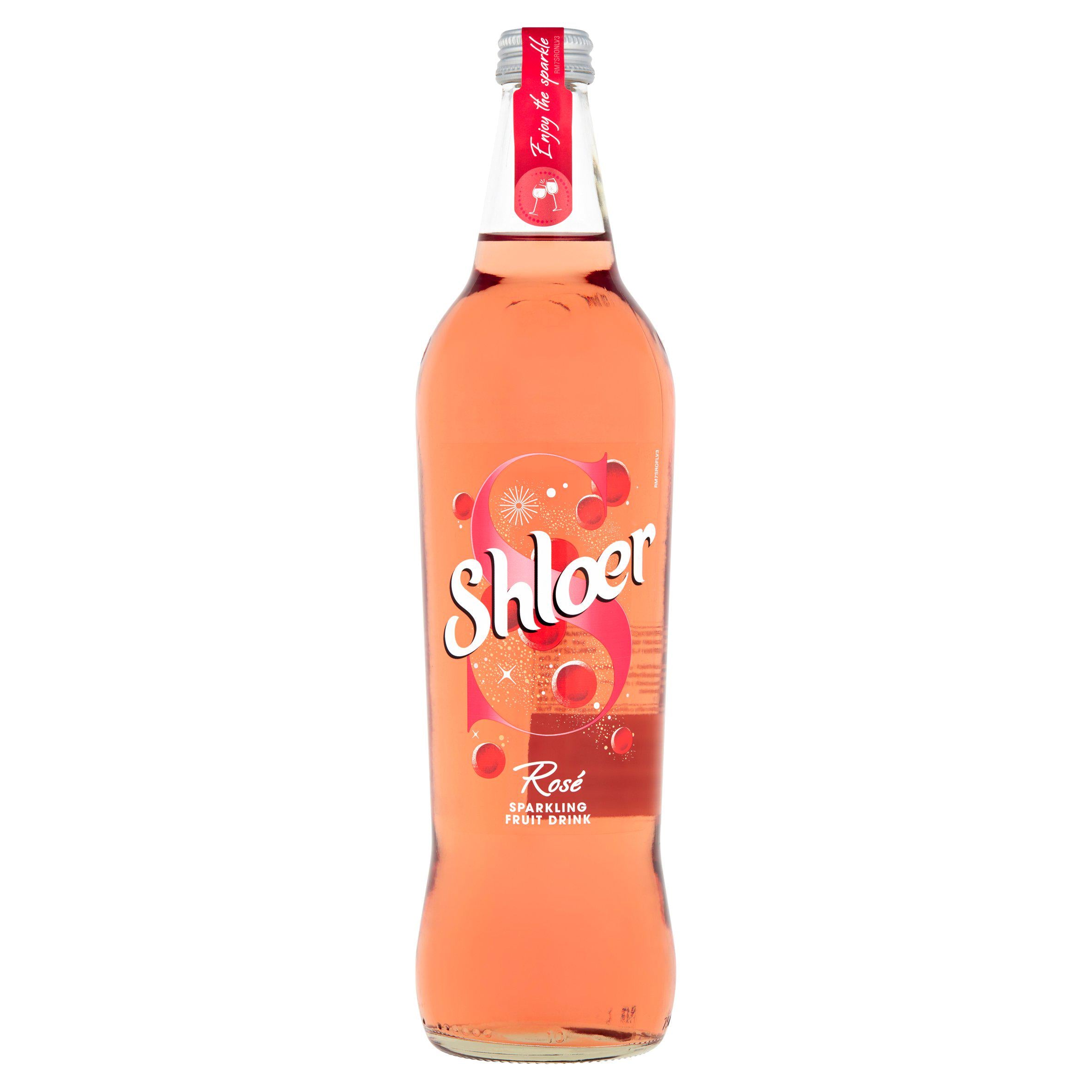 Shloer Rose Sparkling Grape Juice Drink 750ml Adult soft drinks Sainsburys   
