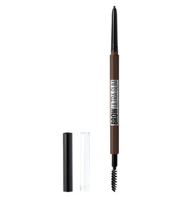 Maybelline Express Brow Ultra Slim Eyebrow Pencil Make Up & Beauty Accessories Boots Deep Brown  