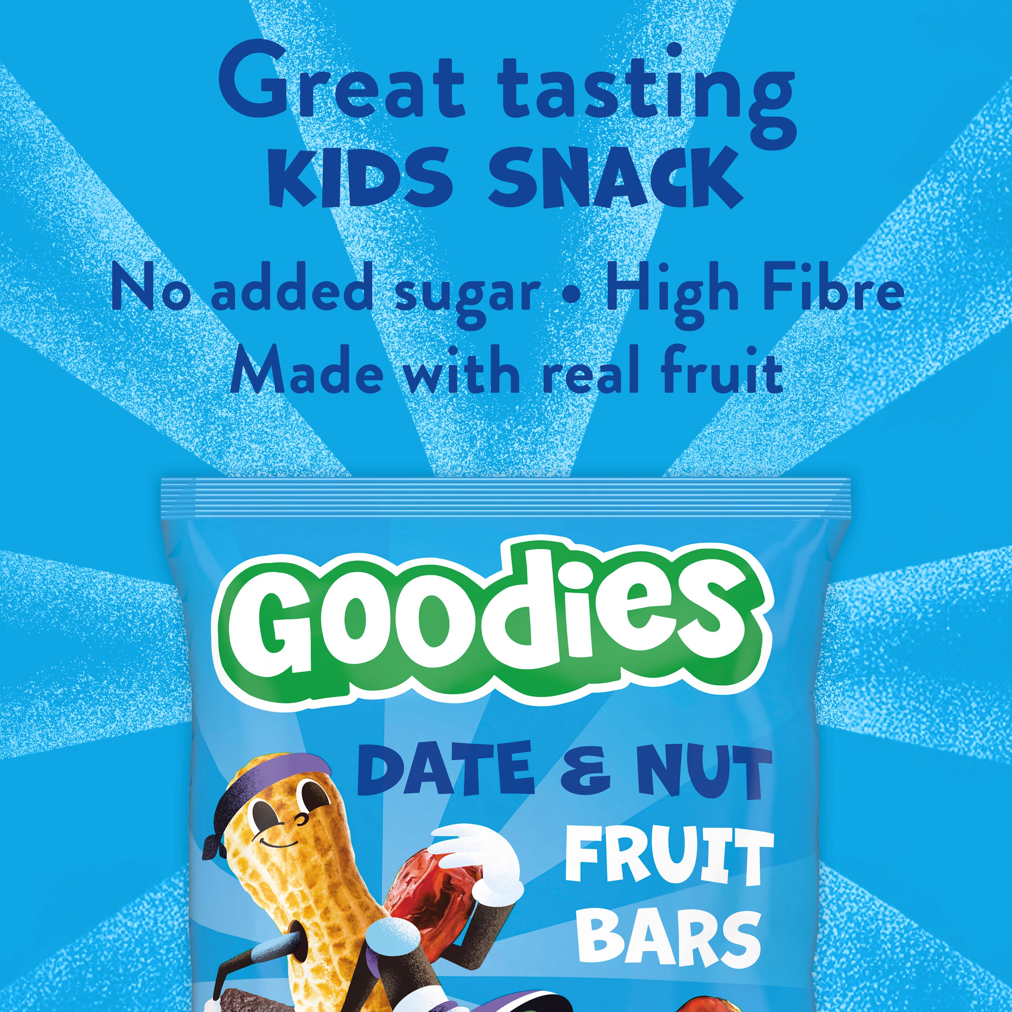 Goodies date and nut bars multipack 5x20g, UK version