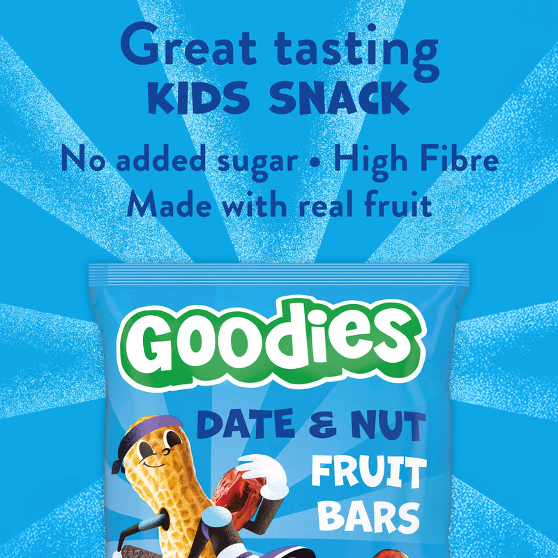 Goodies date and nut bars multipack 5x20g, UK version