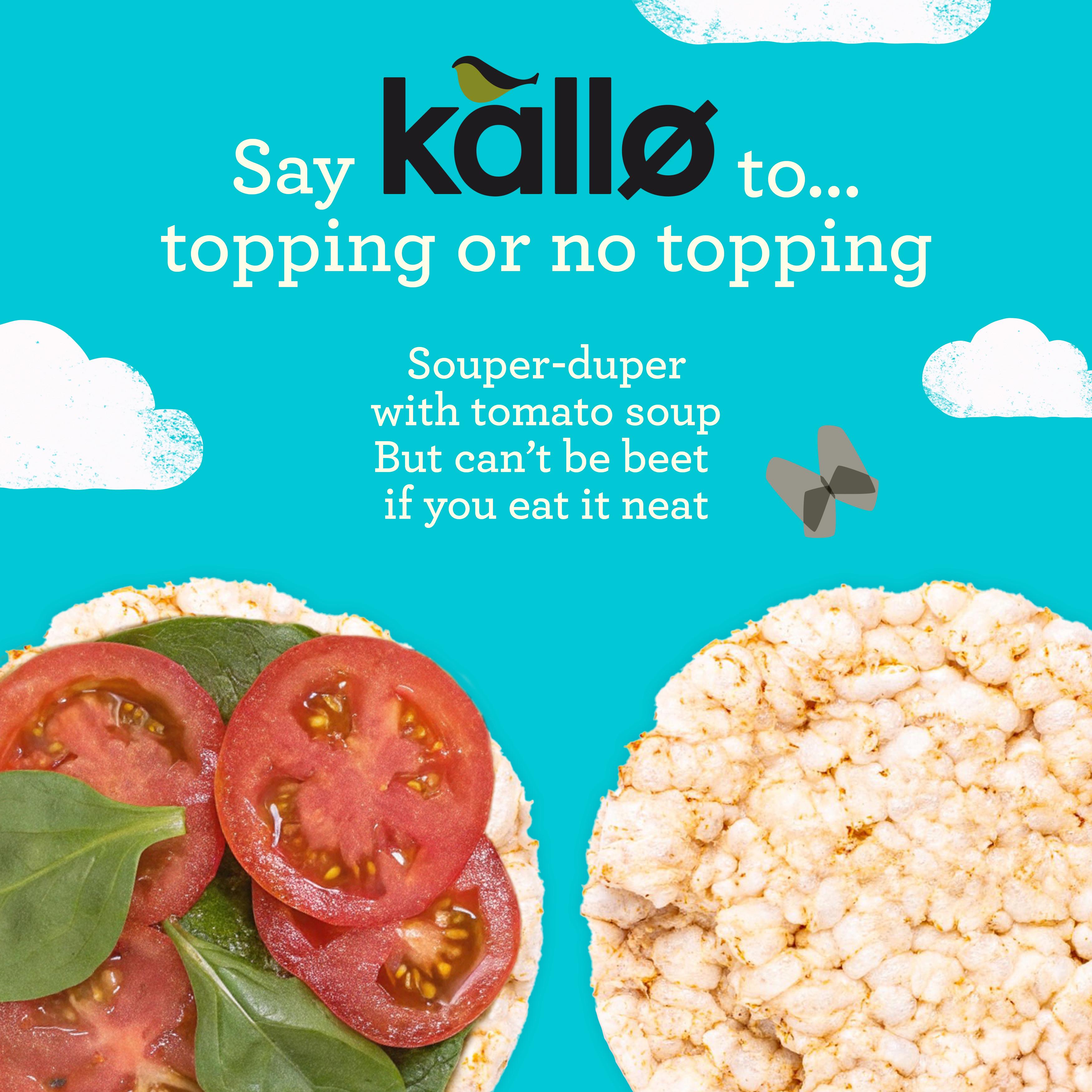 Kallo organic lightly salted rice cakes 130g, imported from the UK