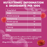 Goodies raspberry date fruit bars multipack 5x20g - British product