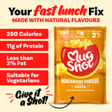 Mug Shot Macaroni Cheese instant pasta 68g, UK version