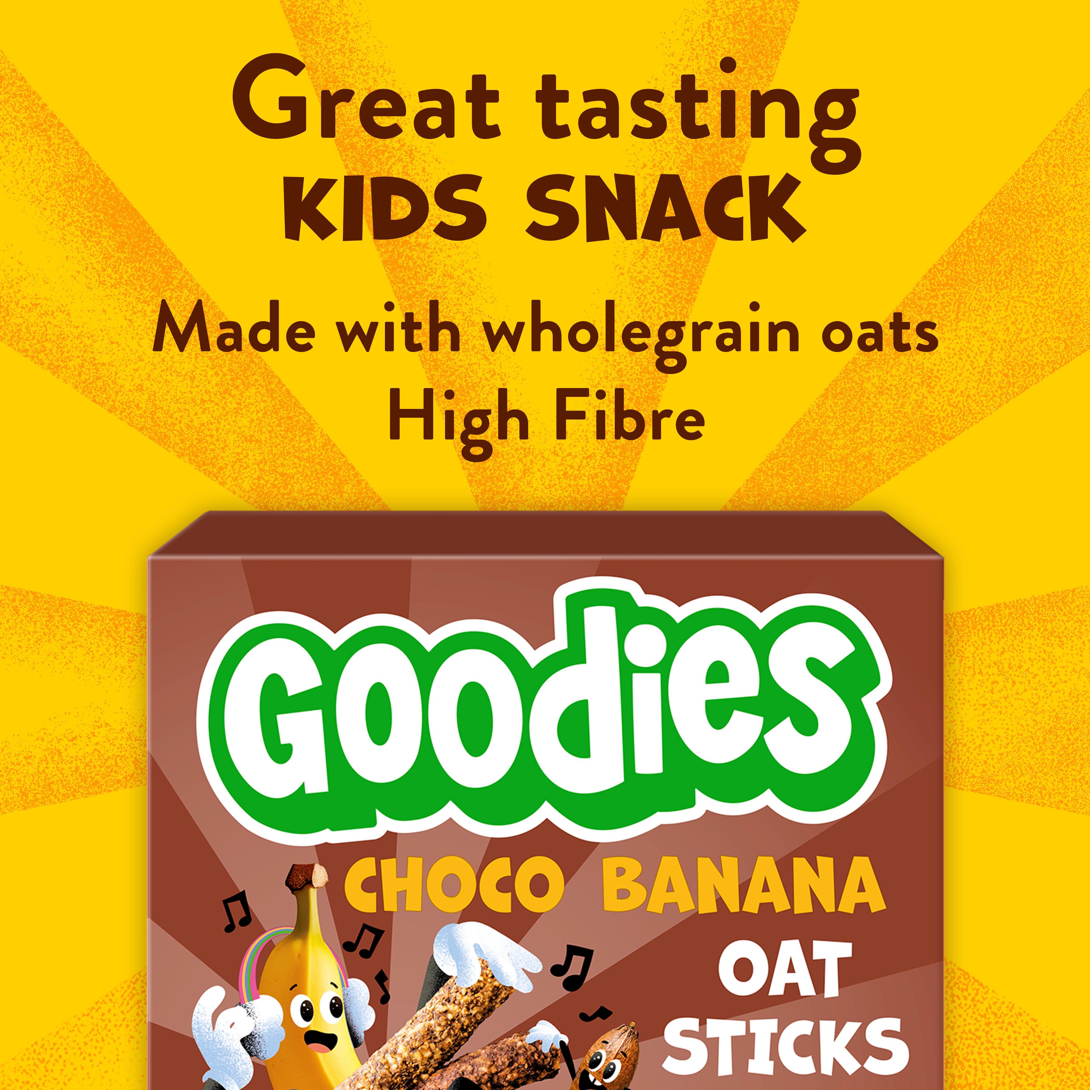 Goodies oat sticks choco banana 5 x 23g multipack, UK version