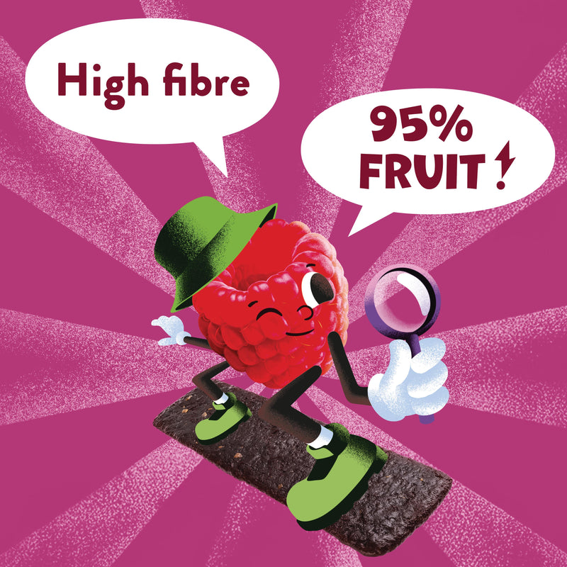 Goodies raspberry date fruit bars multipack 5x20g - British product