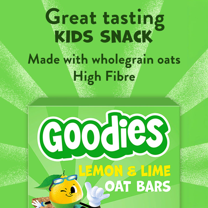 Goodies lemon lime oat bars multipack 6x23g (British brand)