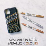 Sharpie Permanent Marker Metallic 3er-Pack, UK-Version