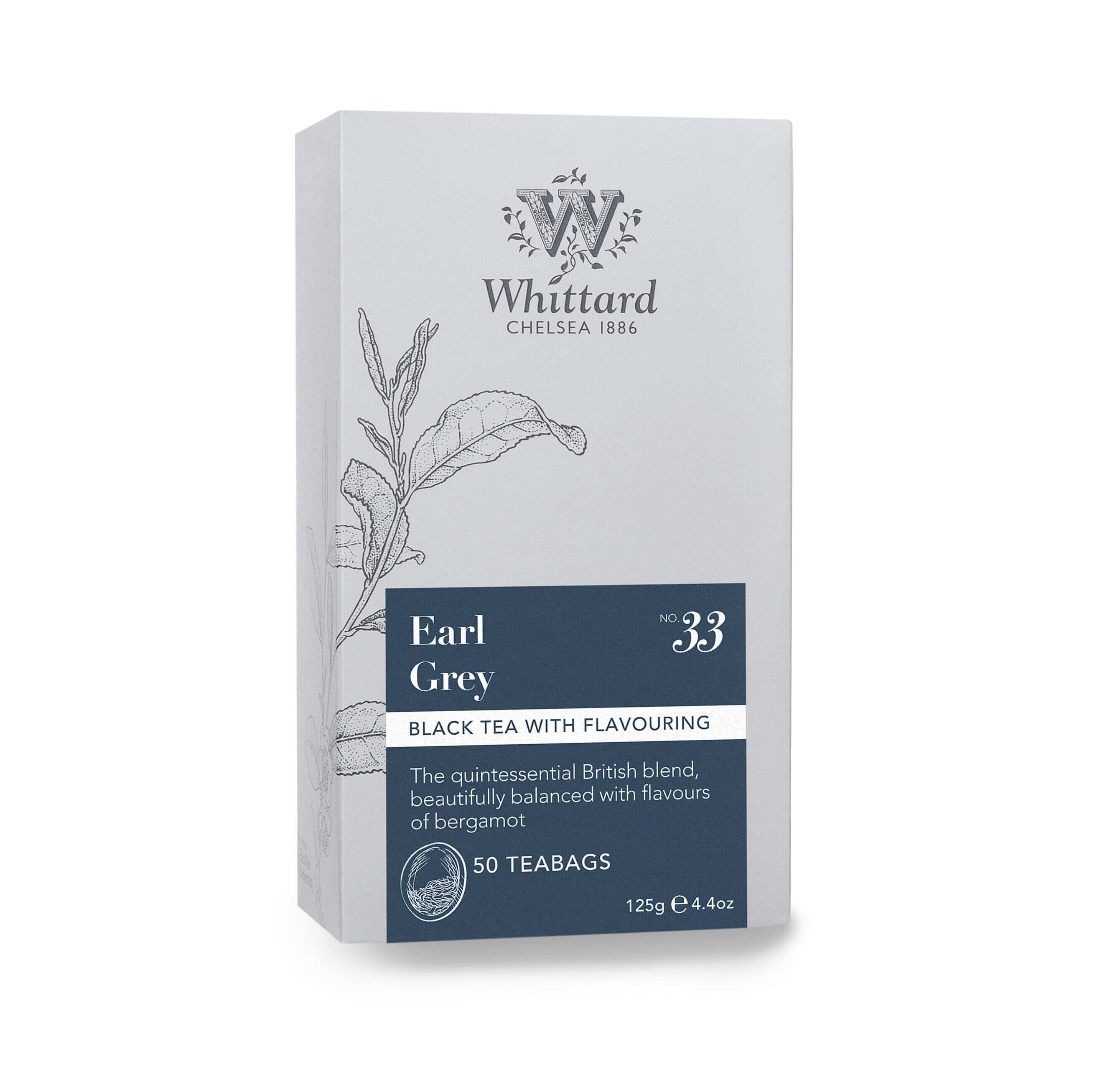 Earl Grey 50 traditional teabags 125g (British brand)