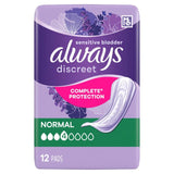 Always Discreet Incontinence Pads Normal   12 per pack GOODS M&S   