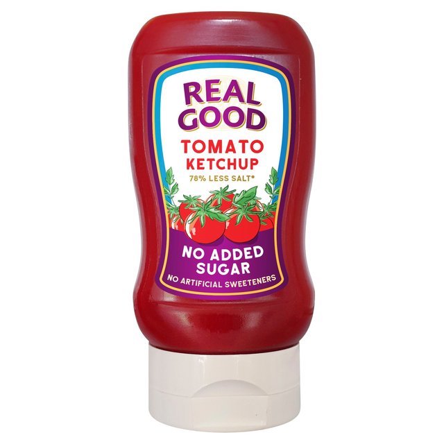 Real Good No Added Sugar Tomato Ketchup Recyclable   310g GOODS M&S   