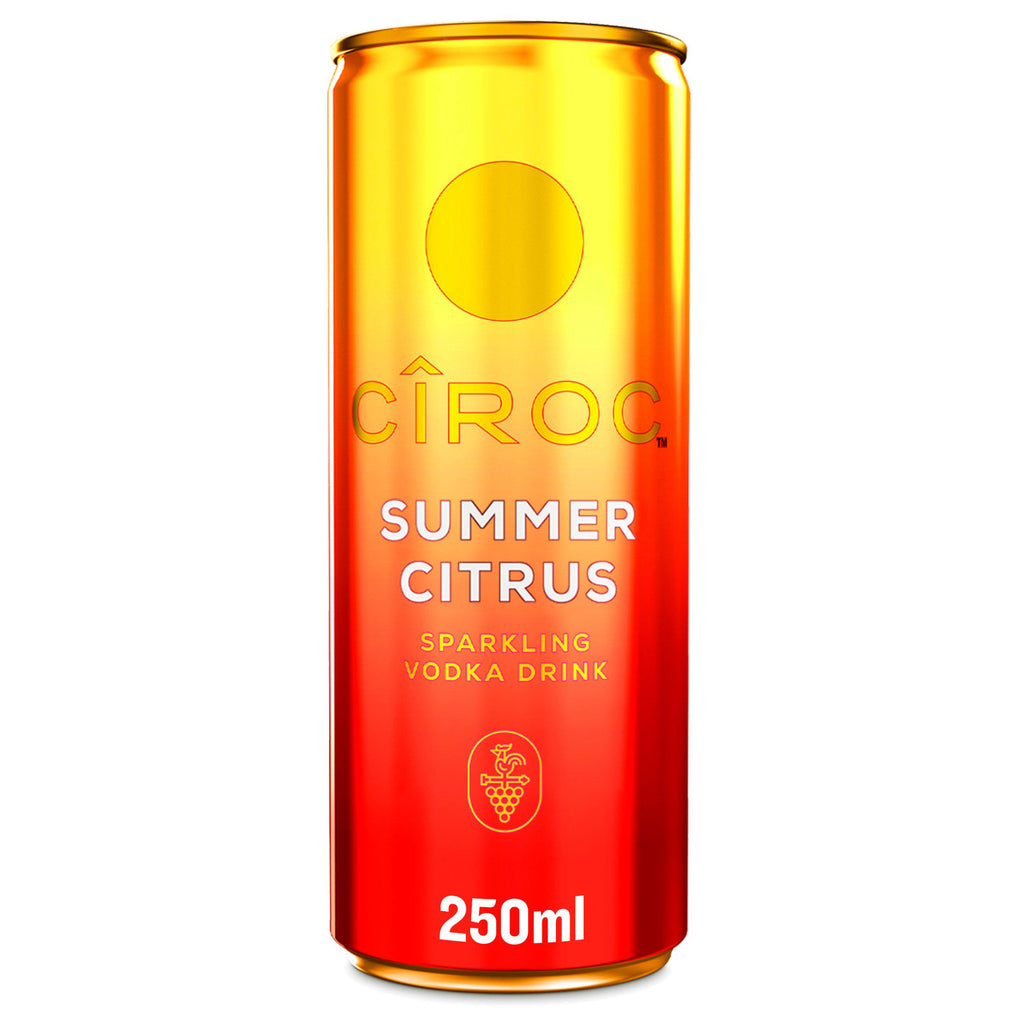 Ciroc Summer Citrus Sparkling Vodka Can Drink 250ml