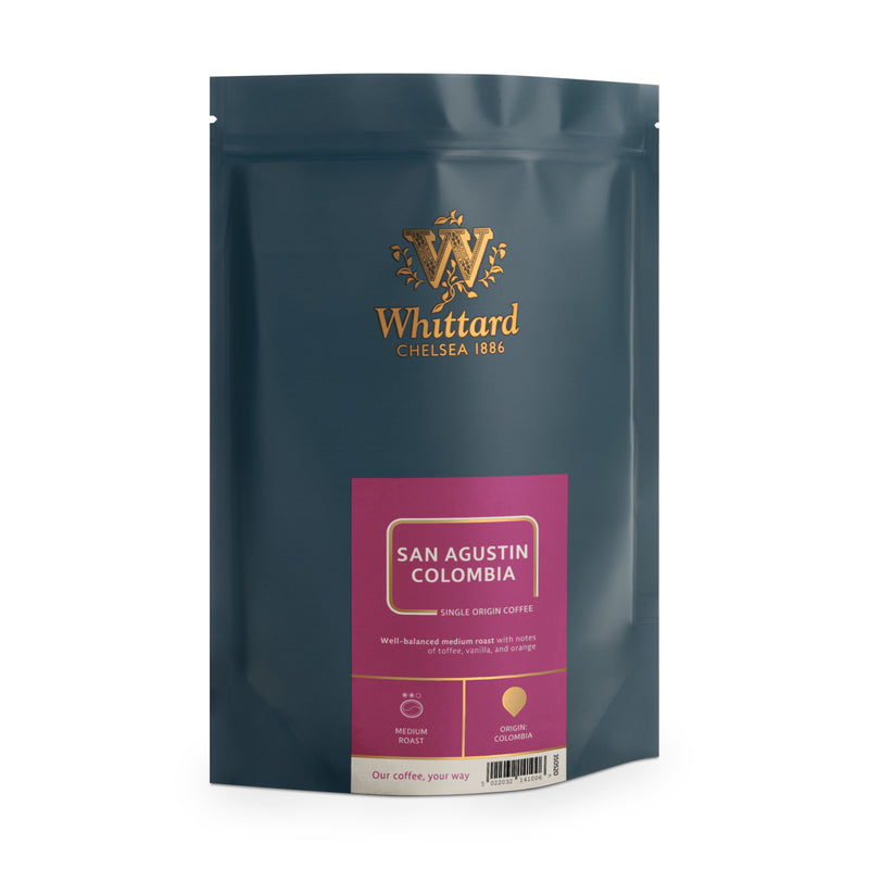 Whittard San Agustin Colombia coffee medium roast (British brand)