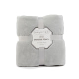 Deyongs Snuggle Touch Fleece Silver Throw GOODS M&S   