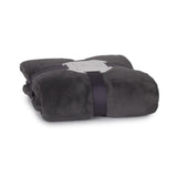 Deyongs Snuggle Touch Fleece Charcoal Throw GOODS M&S   