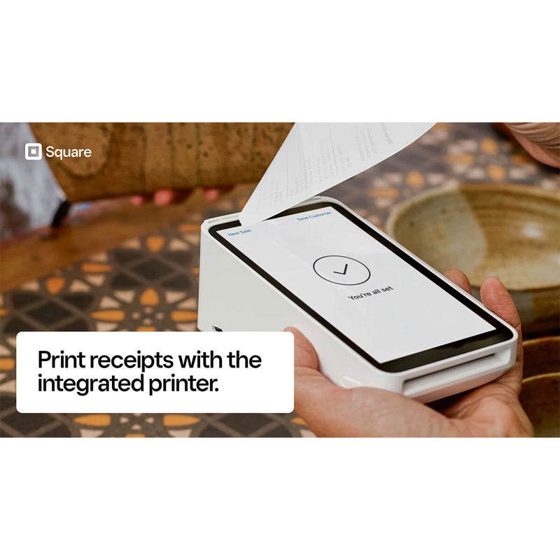 Square Terminal card reader and receipt printer (British brand)