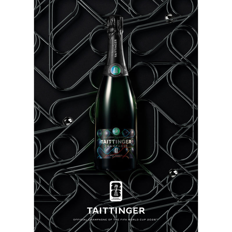 Taittinger Brut Reserve Champagne 75cl, imported from the UK