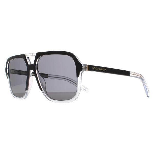 Dolce & Gabbana DG4354 black polarised men sunglasses, imported from the UK
