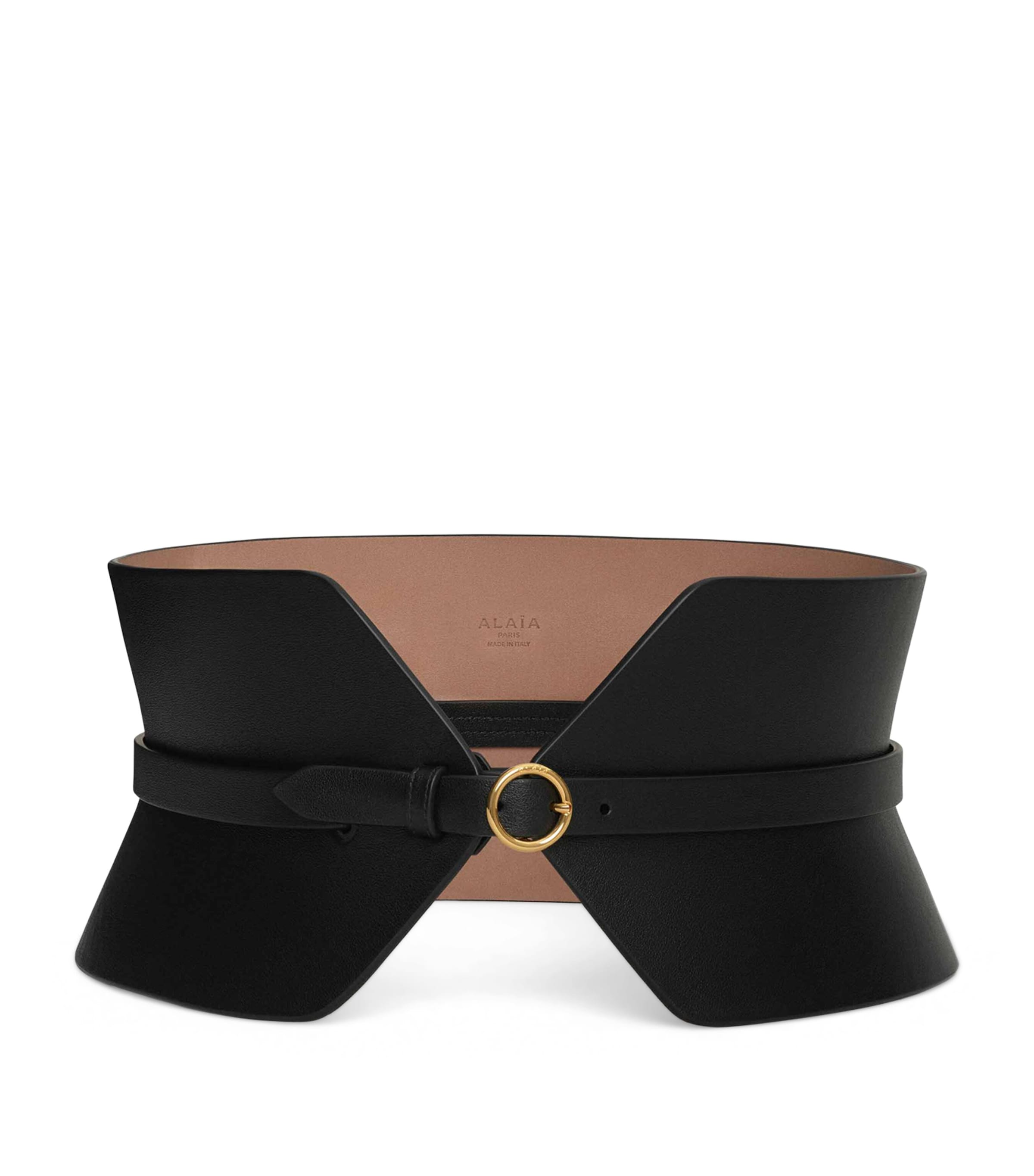 Alaïa leather bustier belt - British product