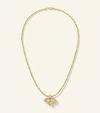 Cartier Grain de Café gold diamond necklace, imported from the UK