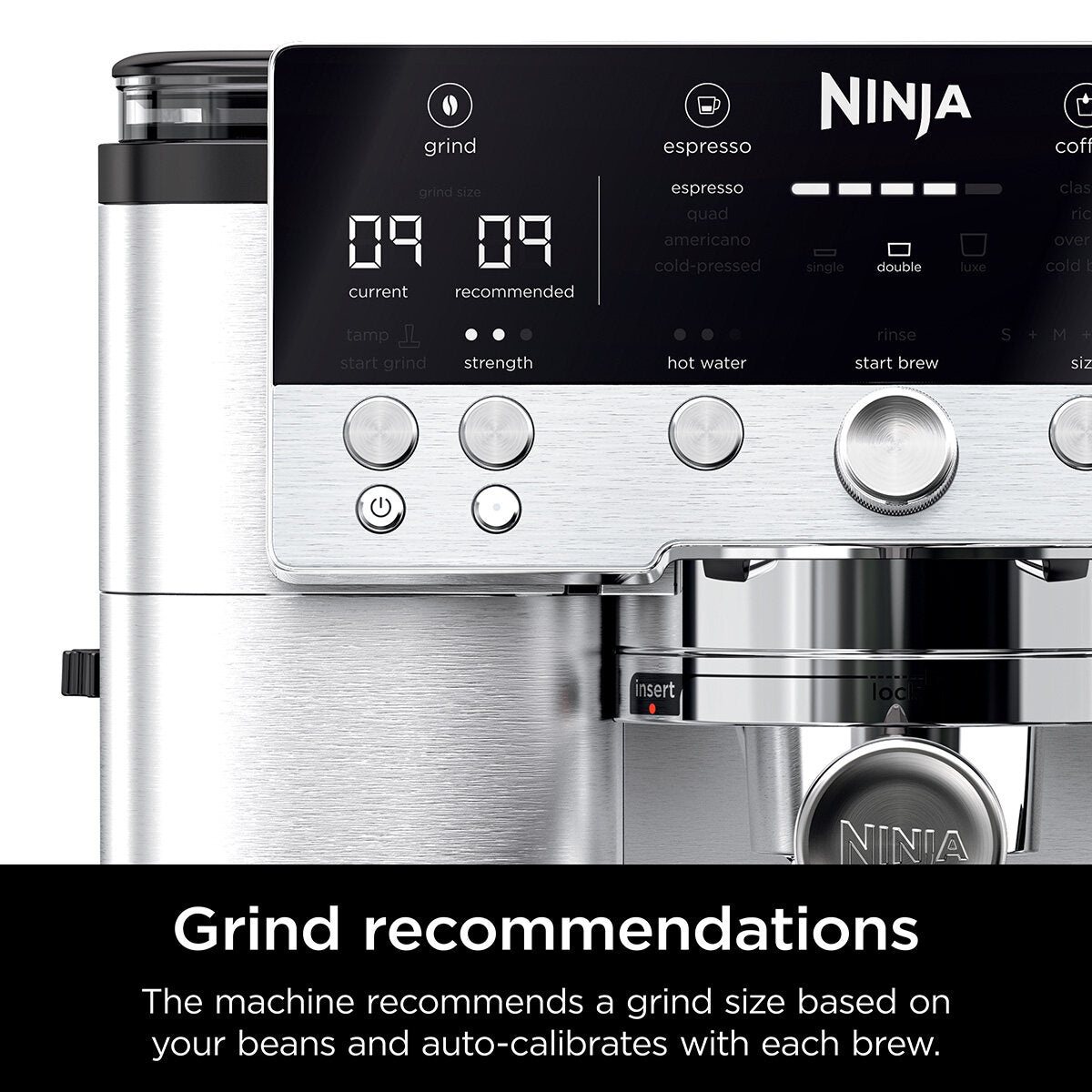 Ninja Luxe Café Premier bean to cup coffee machine (British brand)