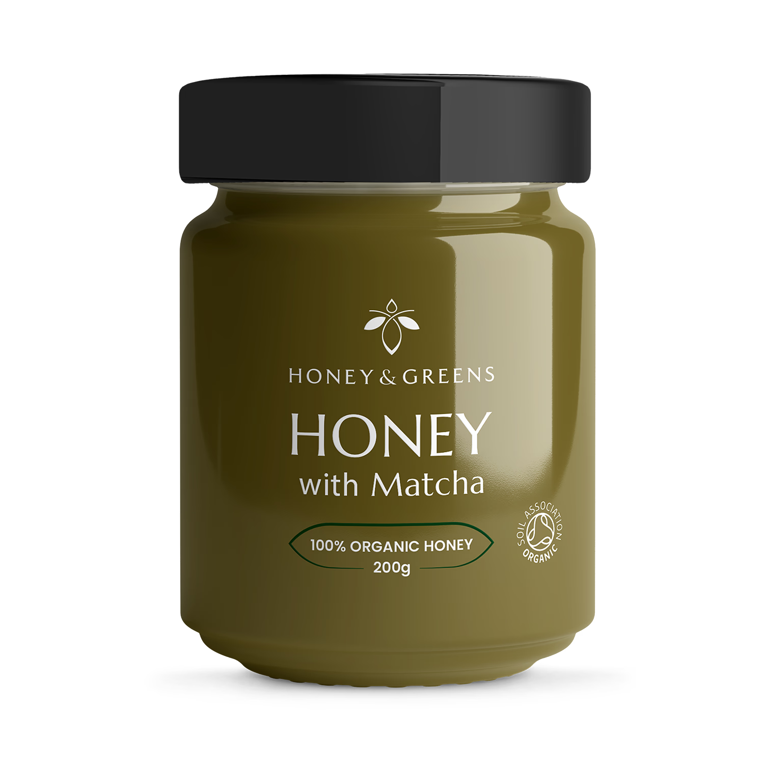 Honey & Greens organic honey matcha 200g, UK version