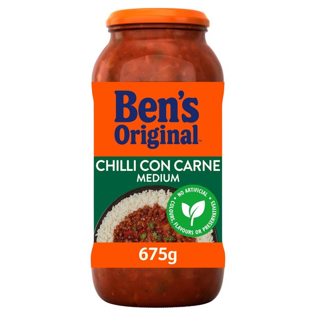 Ben's Original Medium Chilli Con Carne Sauce   675g GOODS M&S   