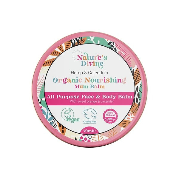 Nature's Divine Nourishing Mum Balm 70ml, imported from the UK