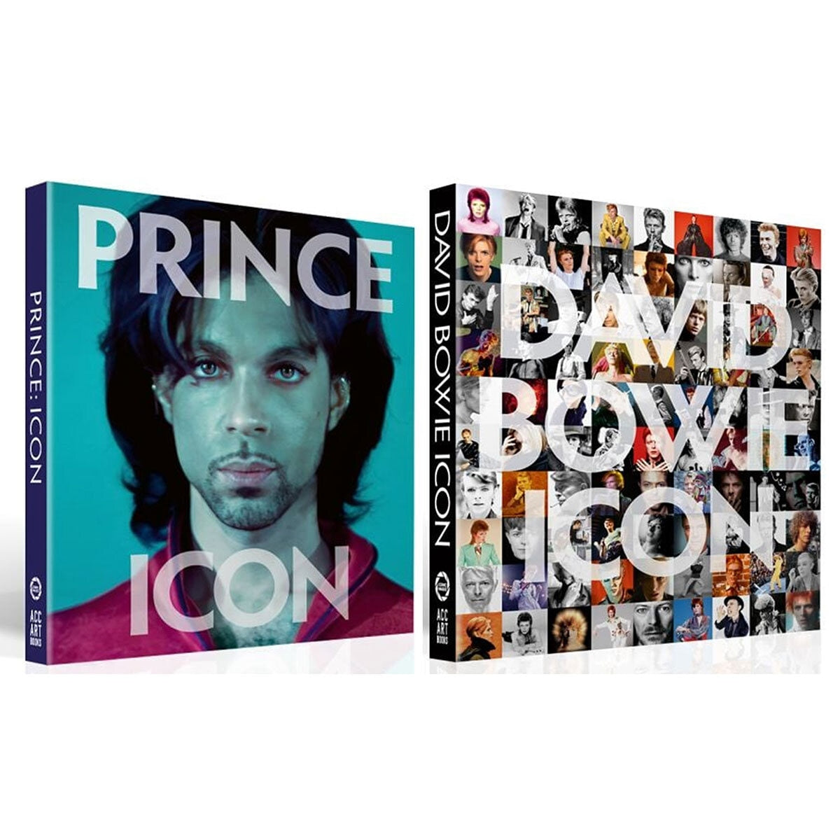 Iconic Images photographic collection David Bowie and Prince, imported from the UK