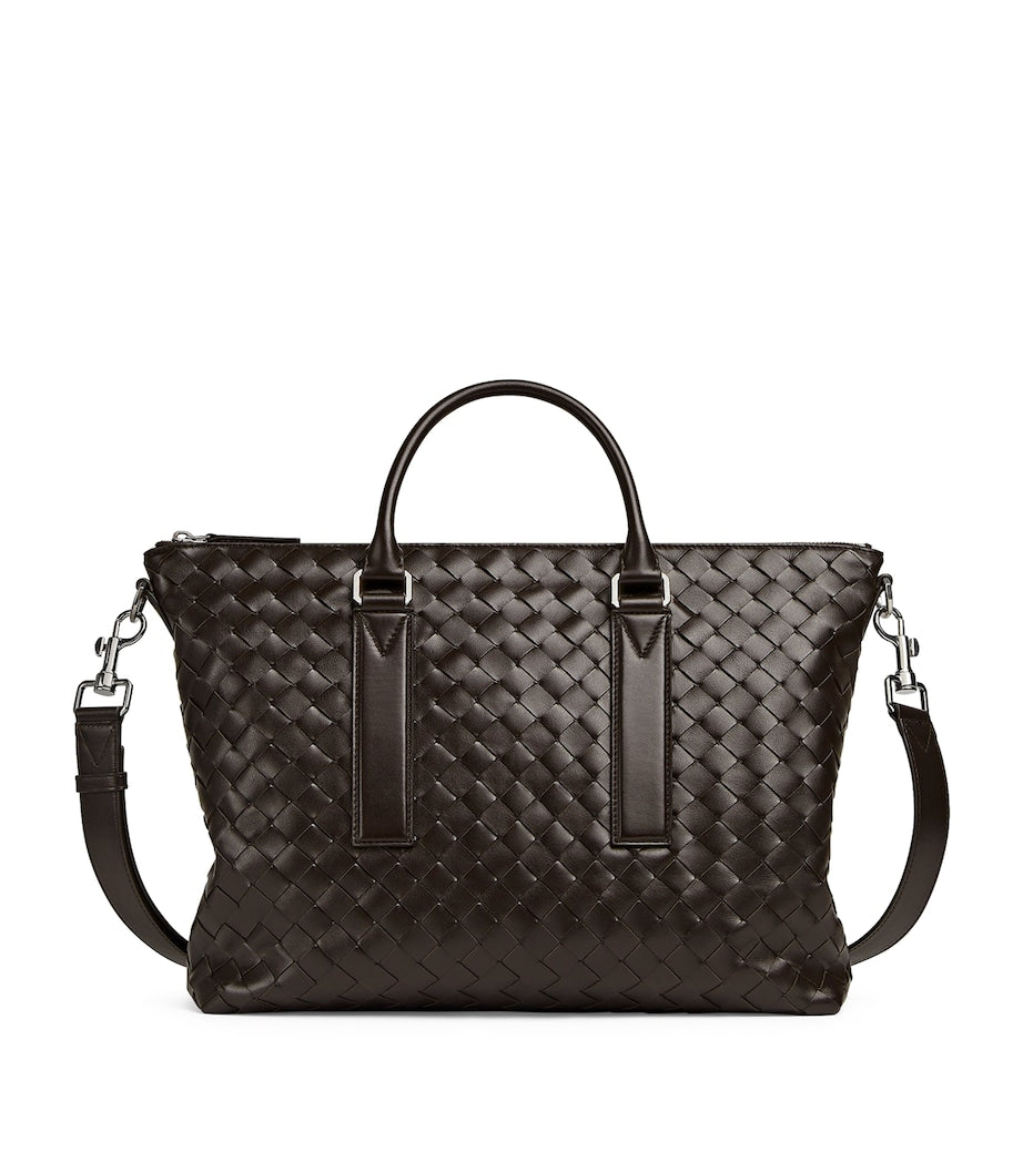 Bottega Veneta Intrecciato leather briefcase - British product