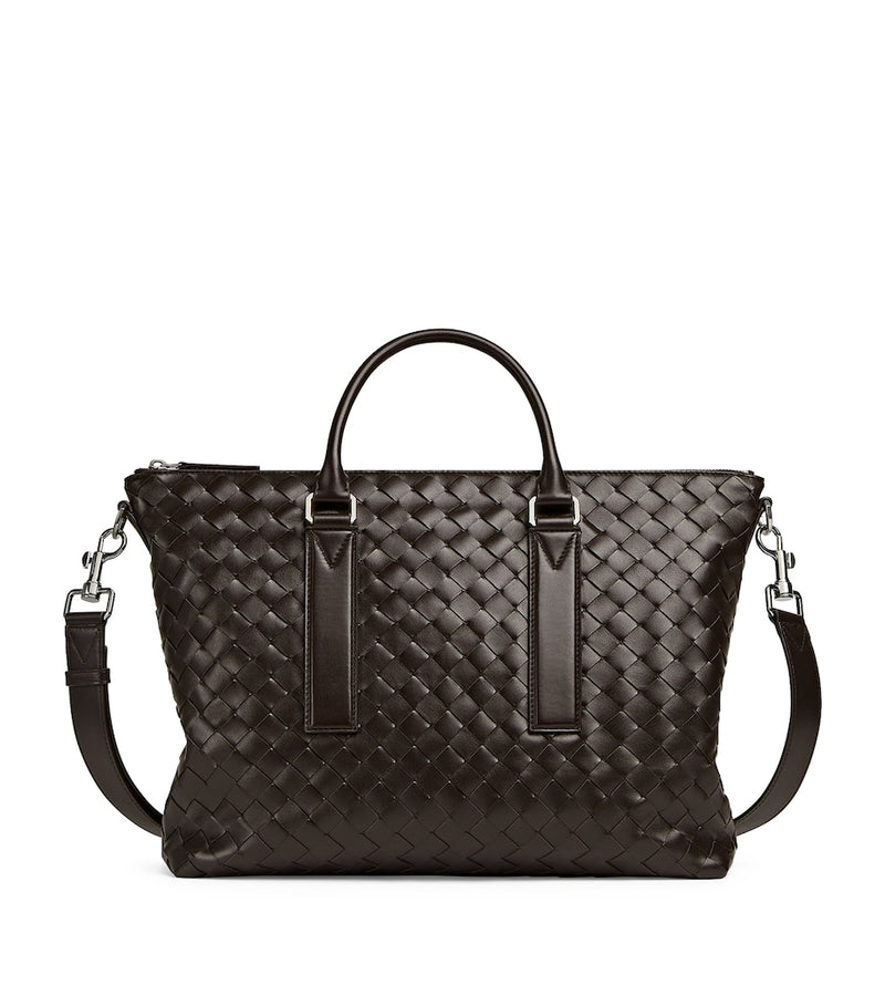 Bottega Veneta Intrecciato leather briefcase - British product