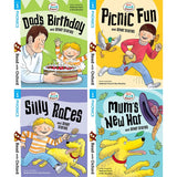 Biff Chip and Kipper 4 book set for ages 3-4, imported from the UK