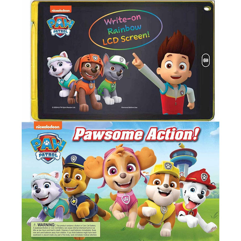 Interactive Board Book with LCD Screen and Stylus - Disney Princess, Peppa Pig, Spidey: Dino Webs, or Paw Patrol