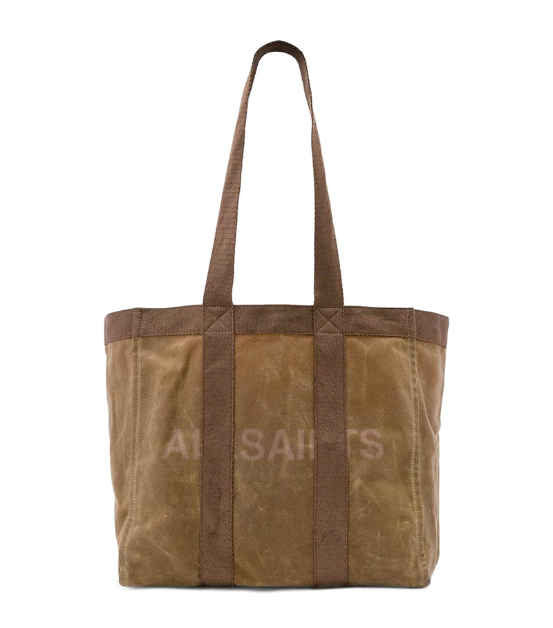 AllSaints Layo organic cotton canvas tote bag, imported from the UK