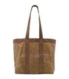 AllSaints Layo organic cotton canvas tote bag, imported from the UK