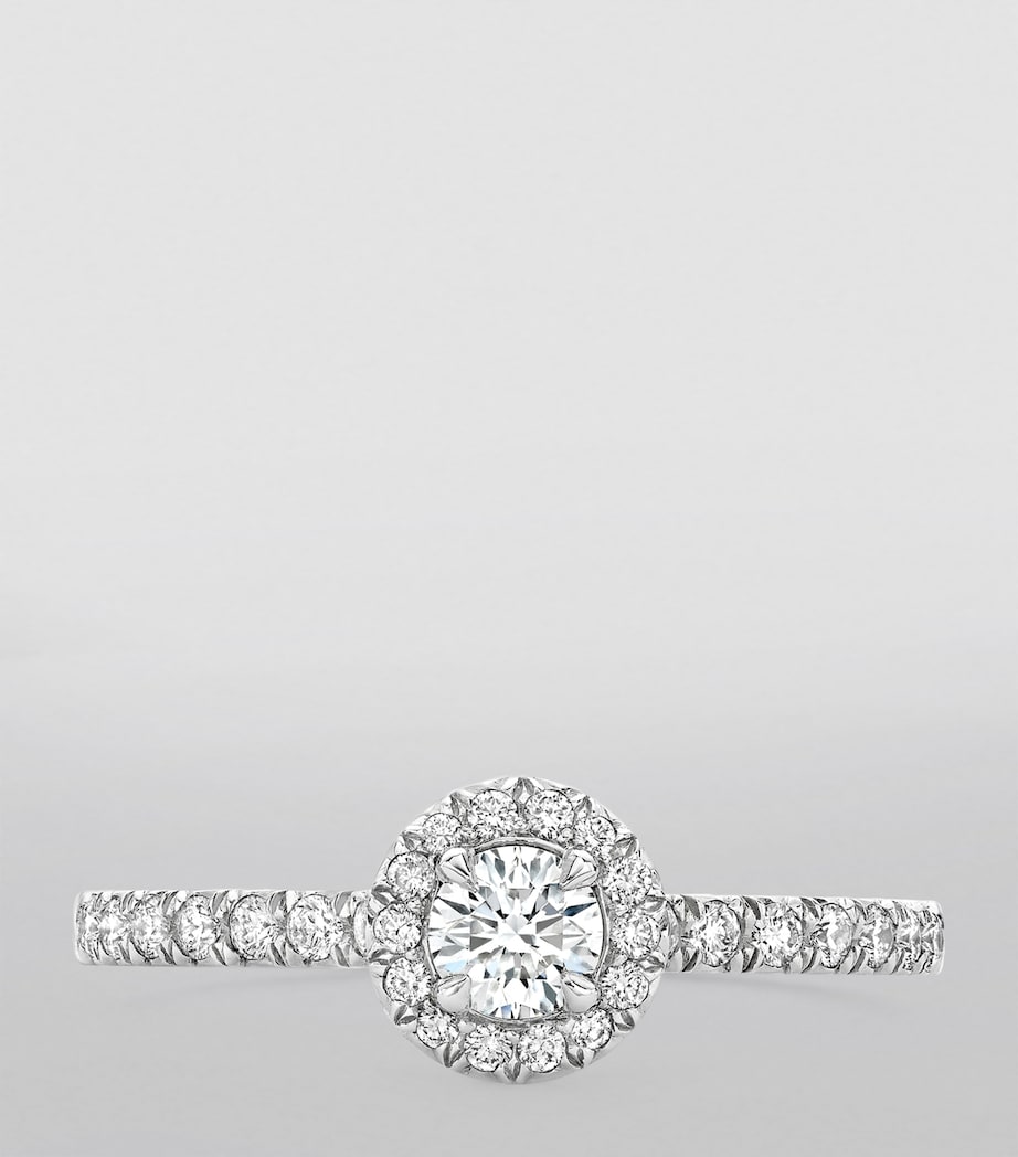 Boodles vintage engagement ring platinum diamonds, UK version