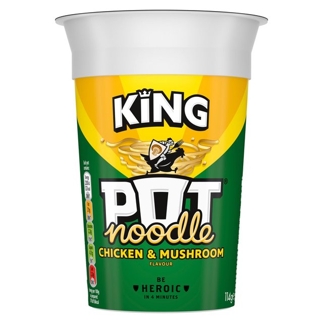 King Pot Noodle Chicken & Mushroom   114g