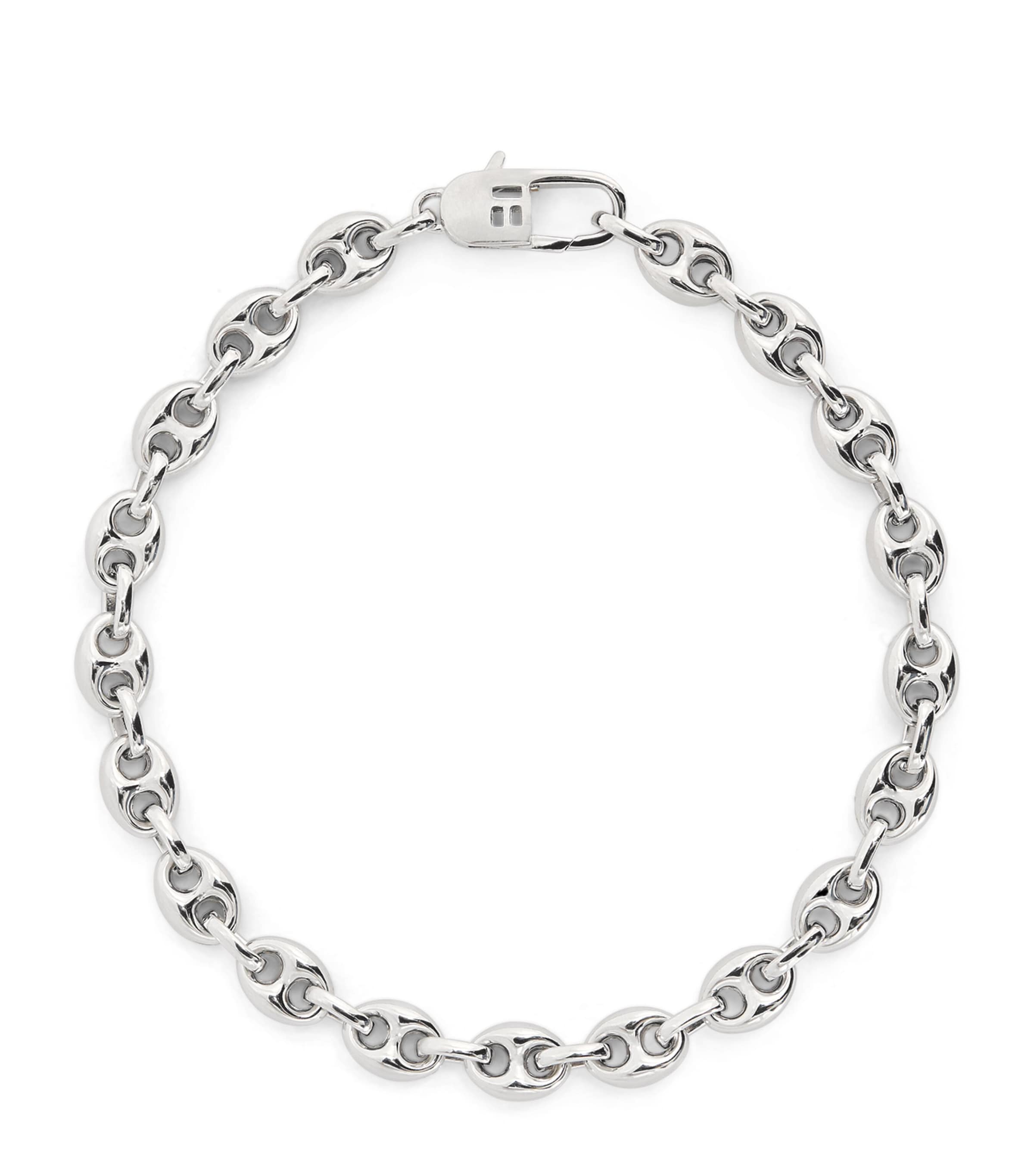 Tateossian sterling silver marine link chain bracelet (British brand)
