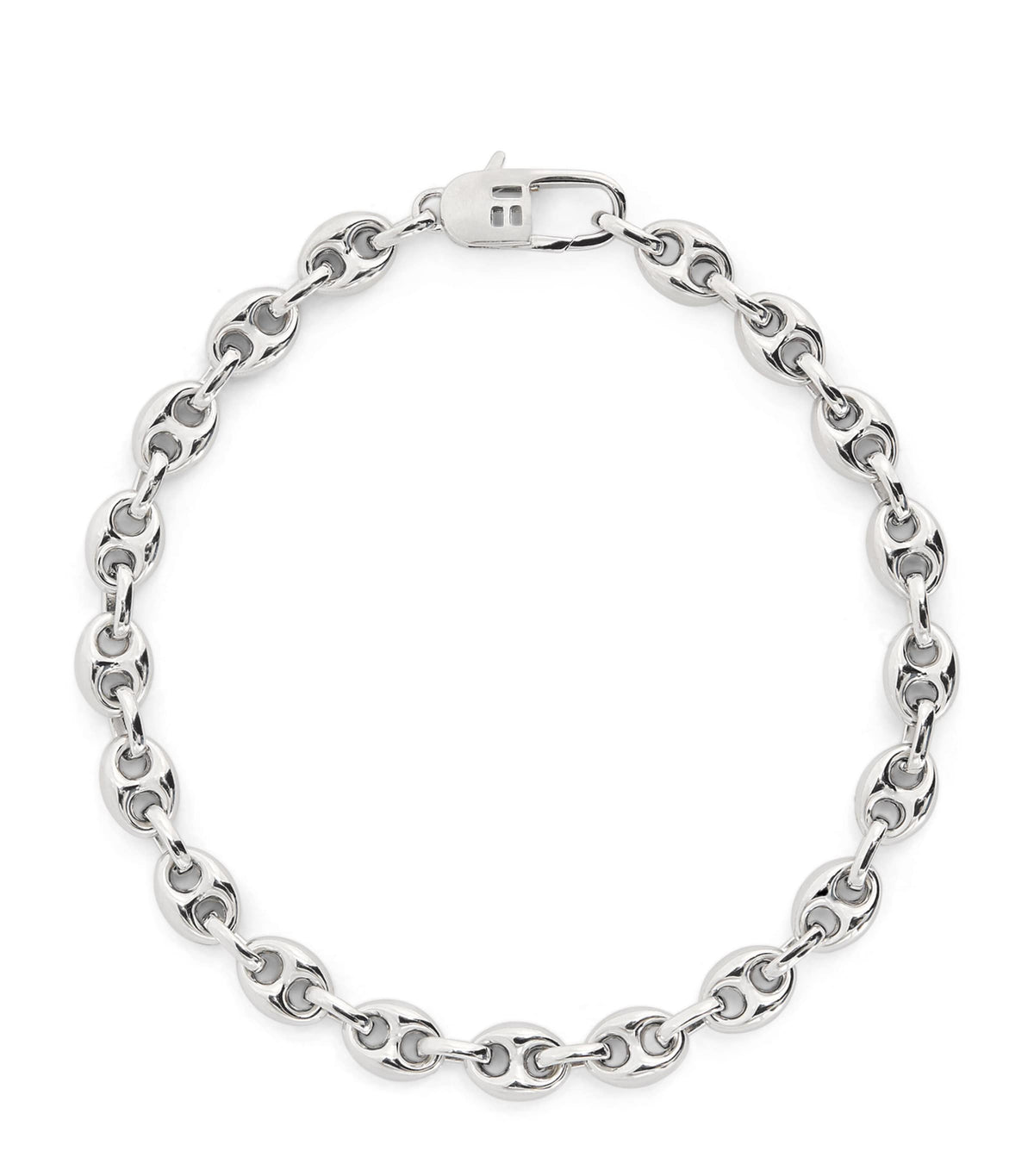 Tateossian sterling silver marine link chain bracelet (British brand)