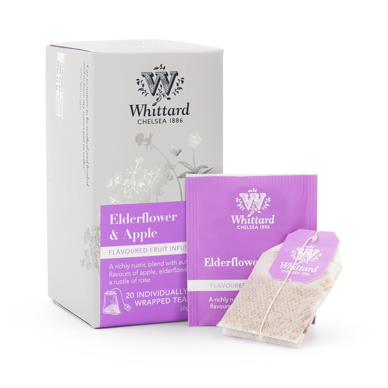 Elderflower apple infusion teabags 30g - British product