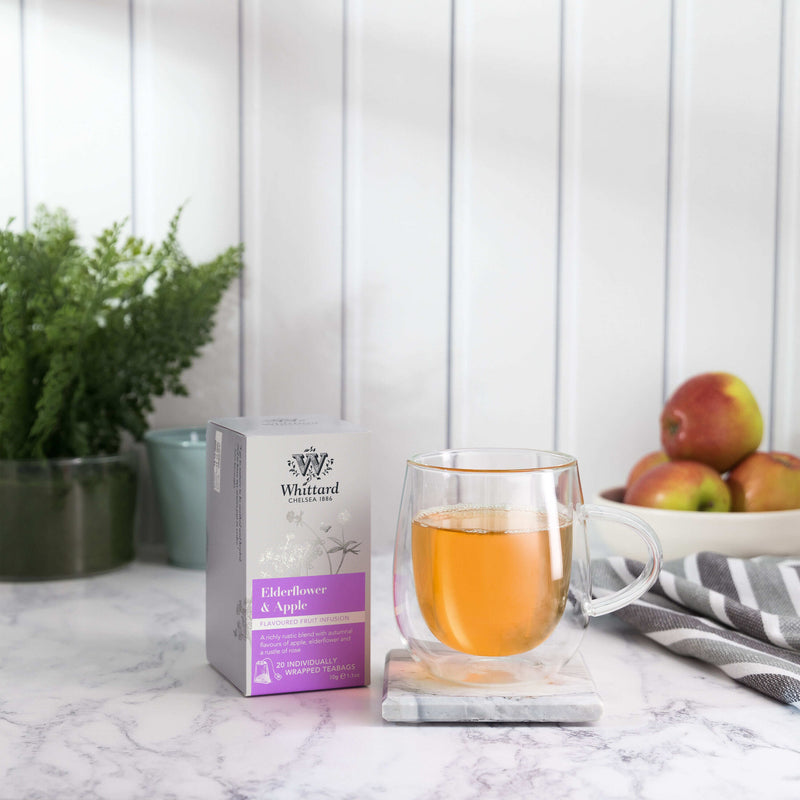 Elderflower apple infusion teabags 30g - British product