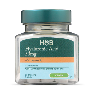 Holland & Barrett Holland & Barrett High Strength Hyaluronic Acid 50mg 30 Tablets- Buy online at McGrocer