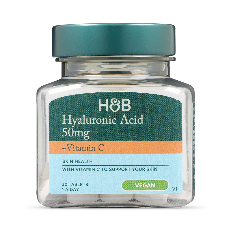 Holland & Barrett Hyaluronic Acid 50mg 30 Tablets, UK version