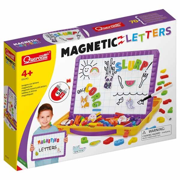 Quercetti Magnetino Letters magnetic alphabet learning toy (British brand)