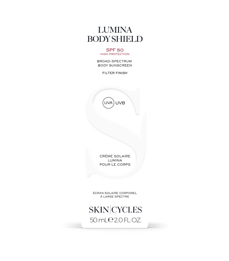 SKIN - CYCLES Lumina Body Shield SPF 50+ sunscreen 50ml (British brand)