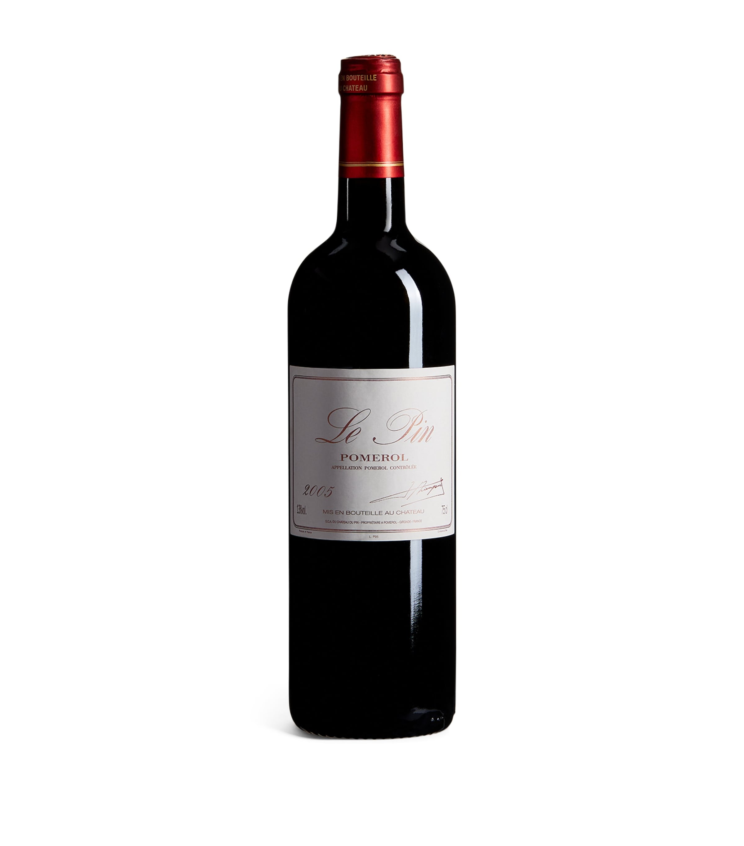 Le Pin Merlot wine 2005 75cl, UK version