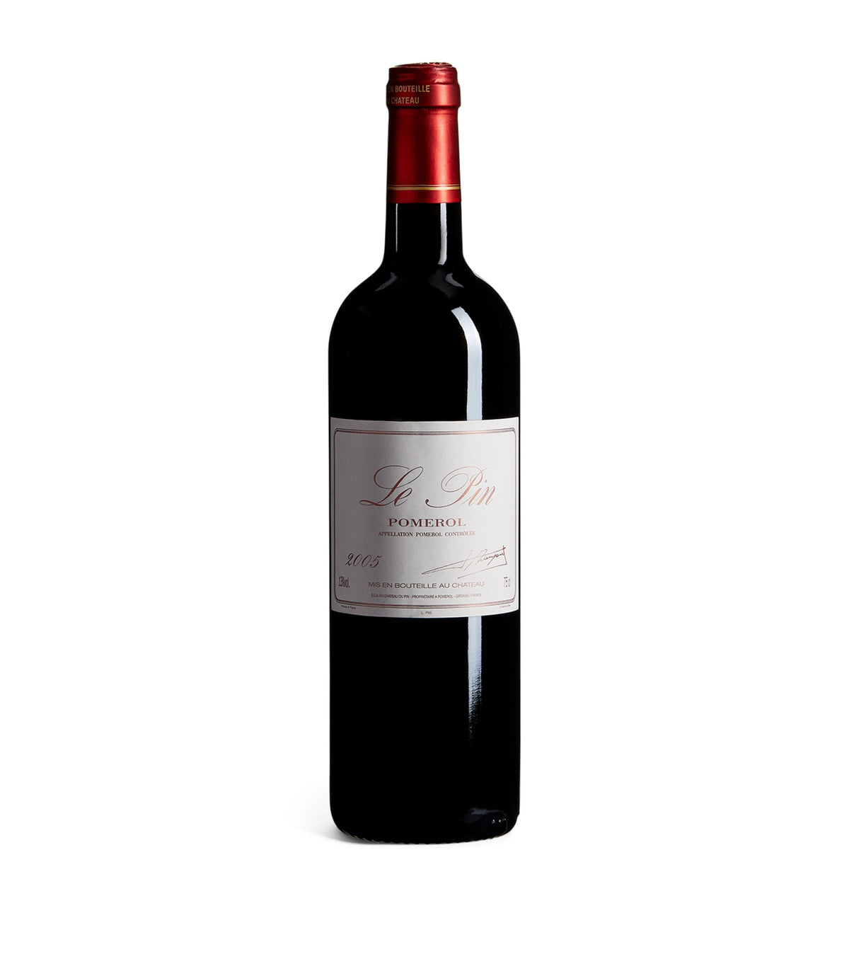 Le Pin Merlot wine 2005 75cl, UK version