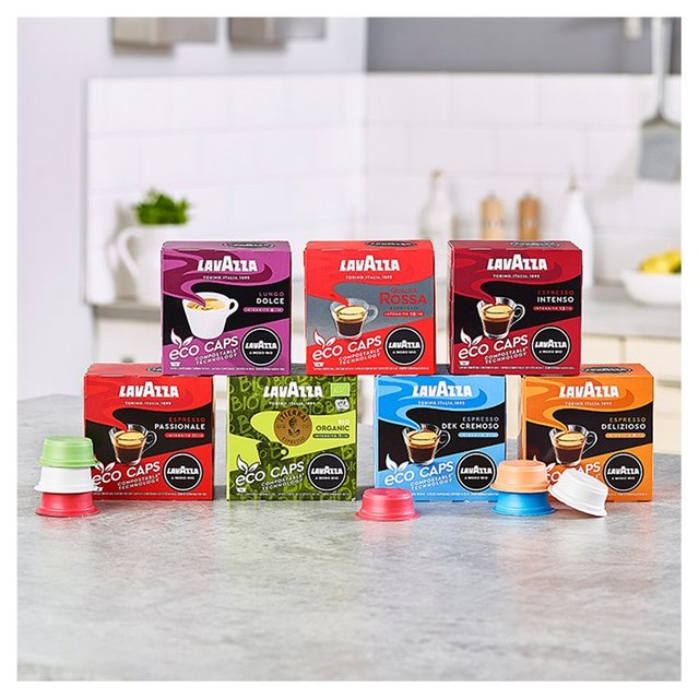 Lavazza A Modo Mio Compostable Qualita Rossa Coffee Capsules   16 per pack GOODS M&S   